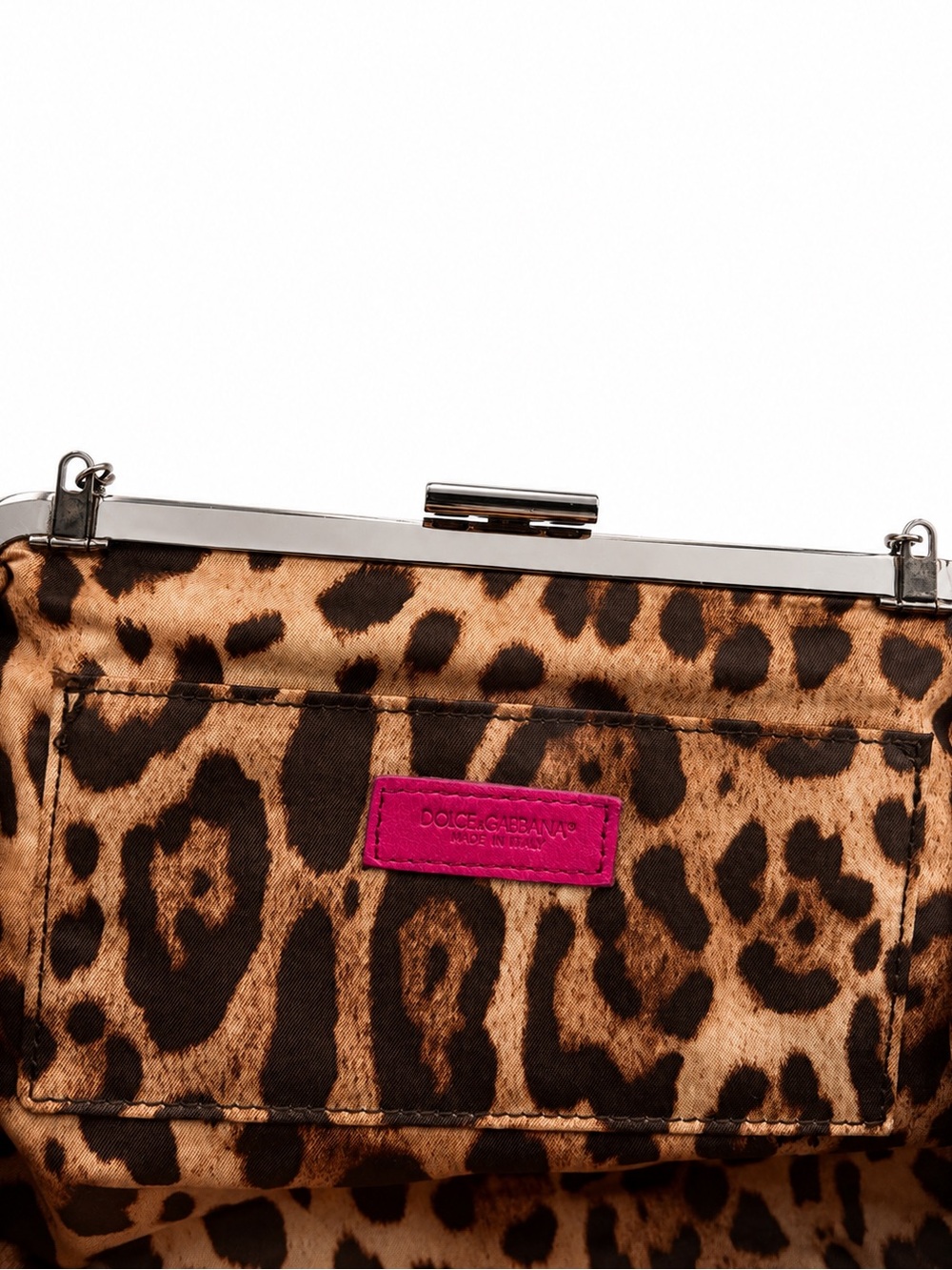 Dolce & Gabbana • Multicolor Python Style Patchwork Chain Purse/Clutch - Picture 10 of 14